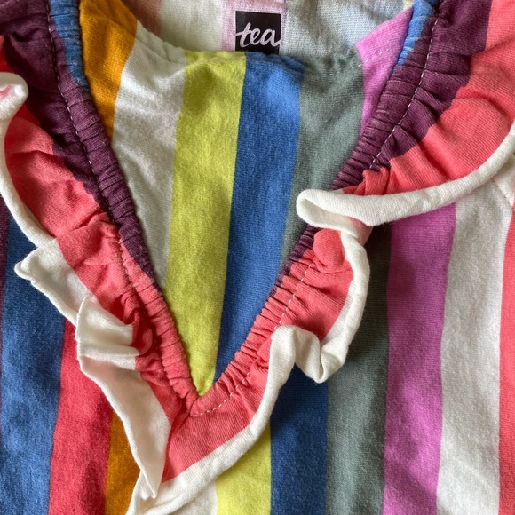 Tea rainbow stripe top 6 - Picture 2 of 2